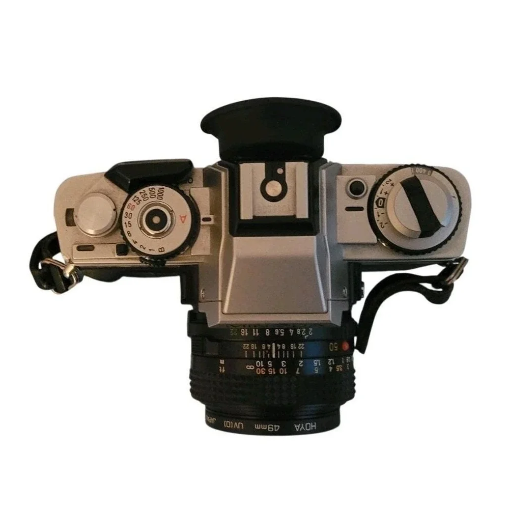 Vintage Minolta XG-M Camera MD 50mm 1:2‎ Lens